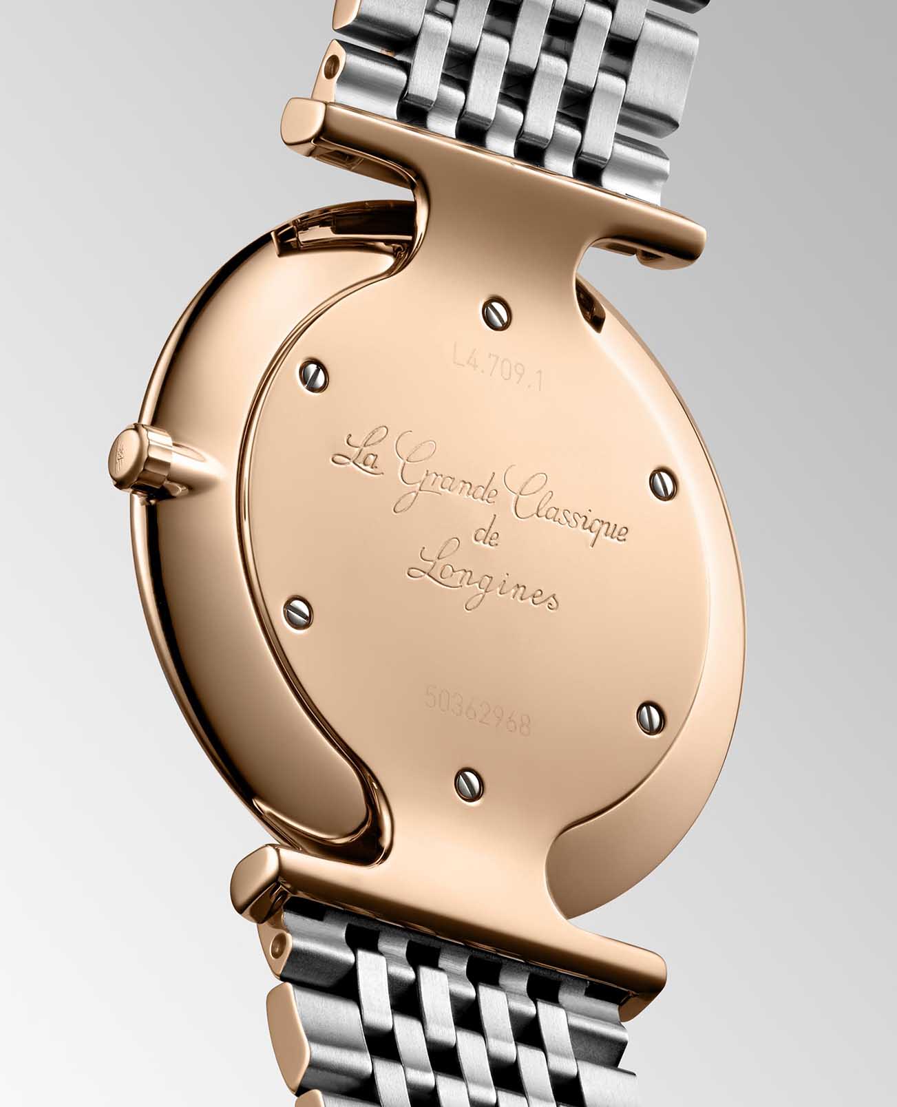 Longines Longines La Grande Classique L4.709.1.21.7, la grande classique швейцария женские часы на браслете сталь c pvd покрытием боковой вид